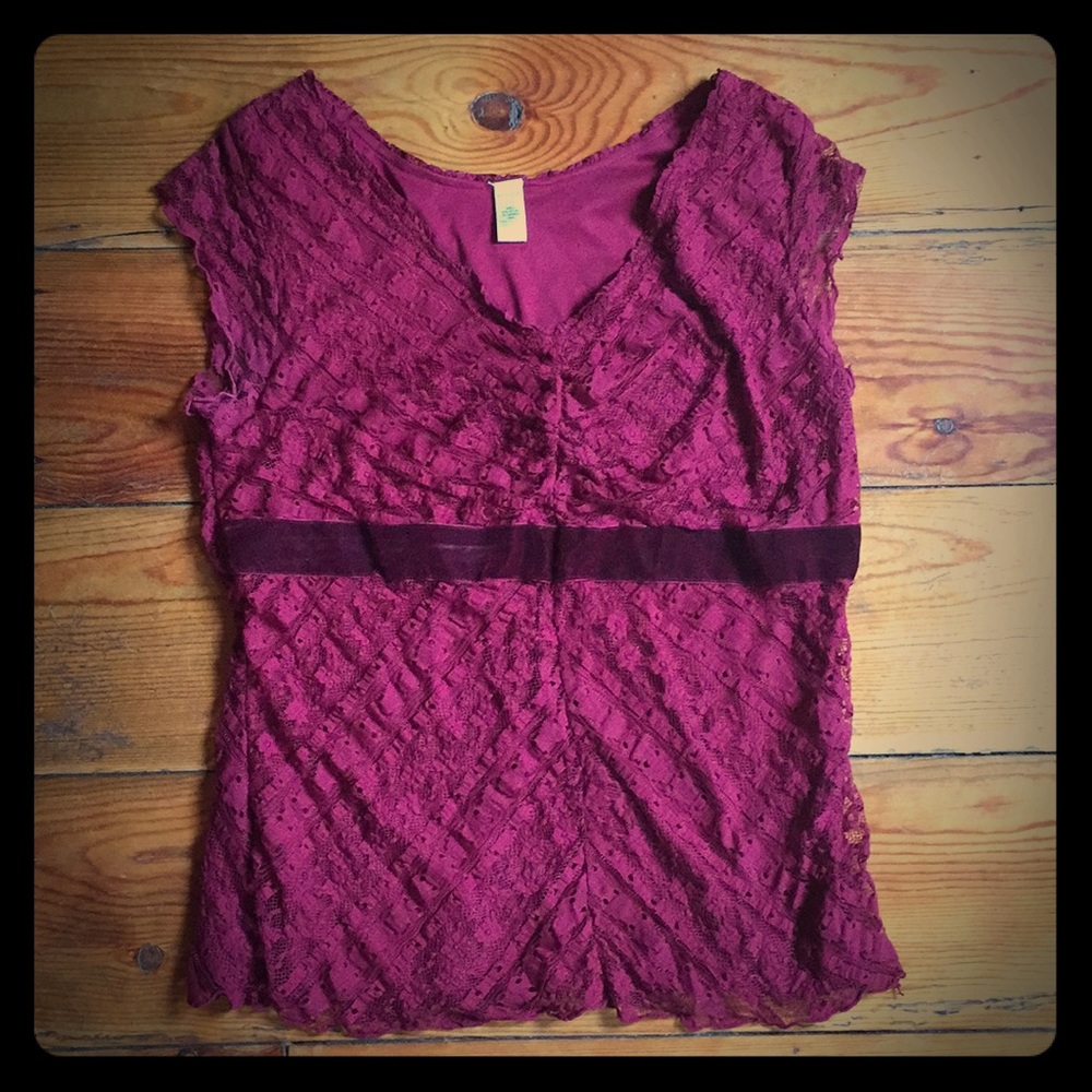Merona Cap Sleeve Top